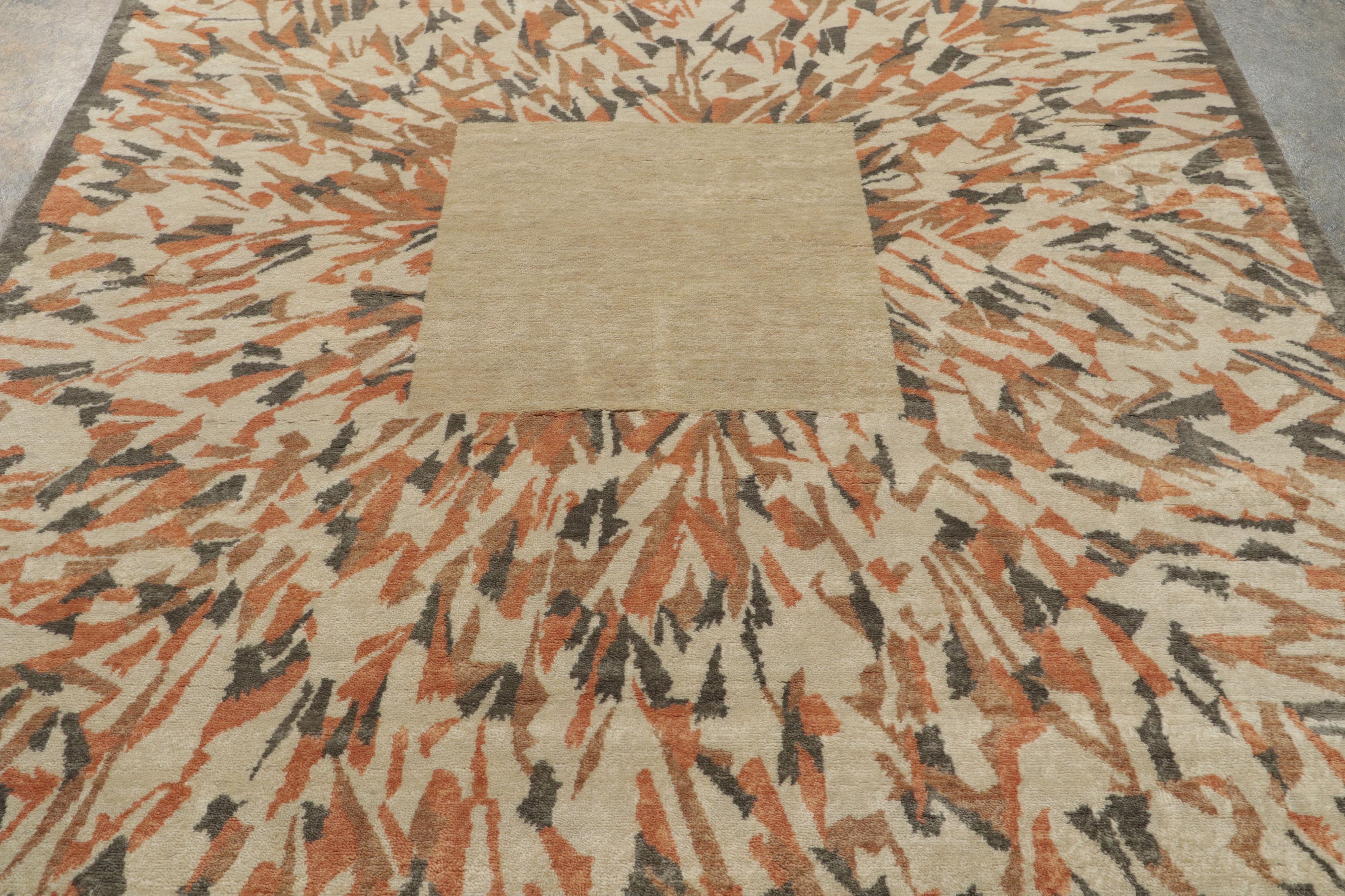 Square Contemporary Art Deco Rug