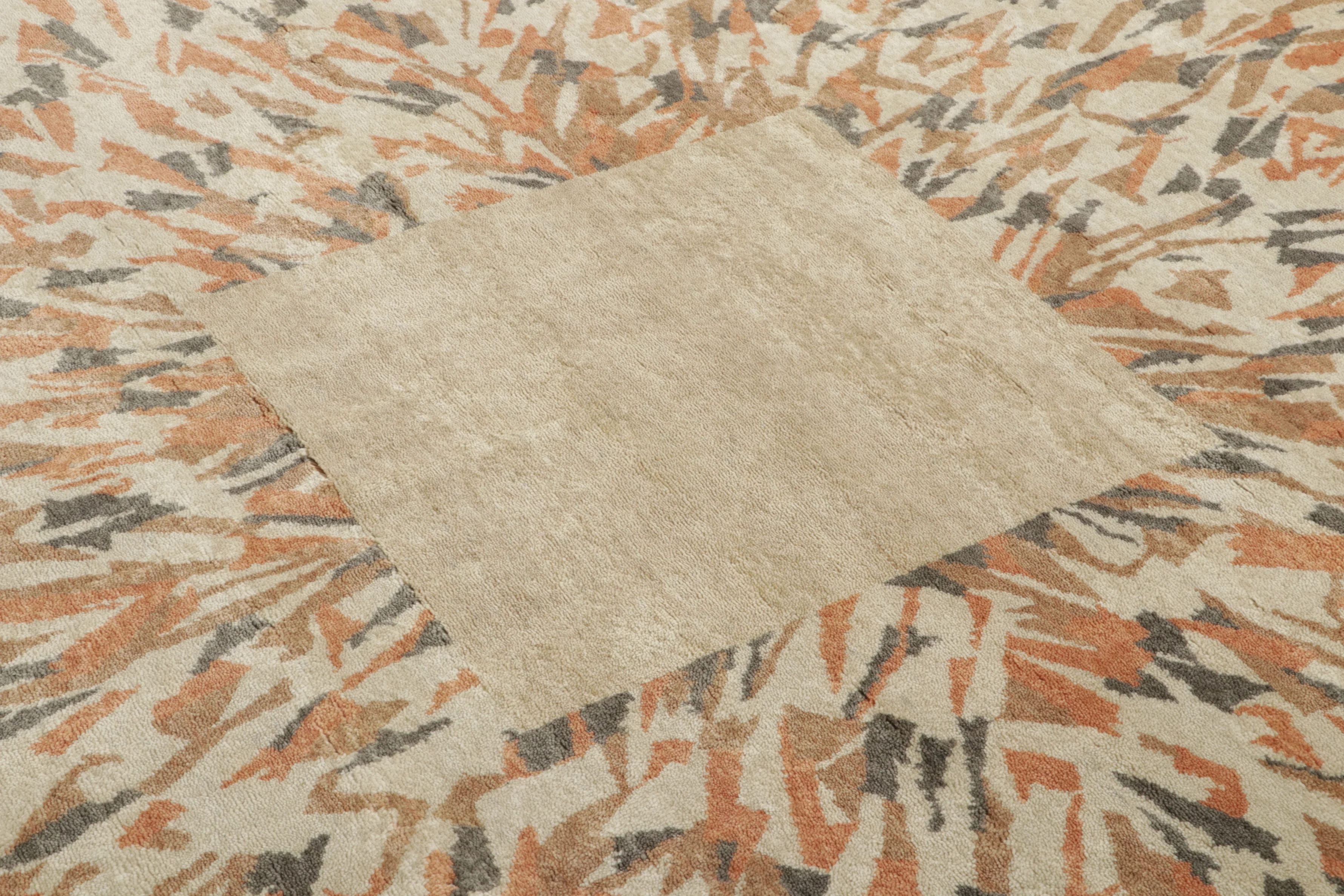Square Contemporary Art Deco Rug