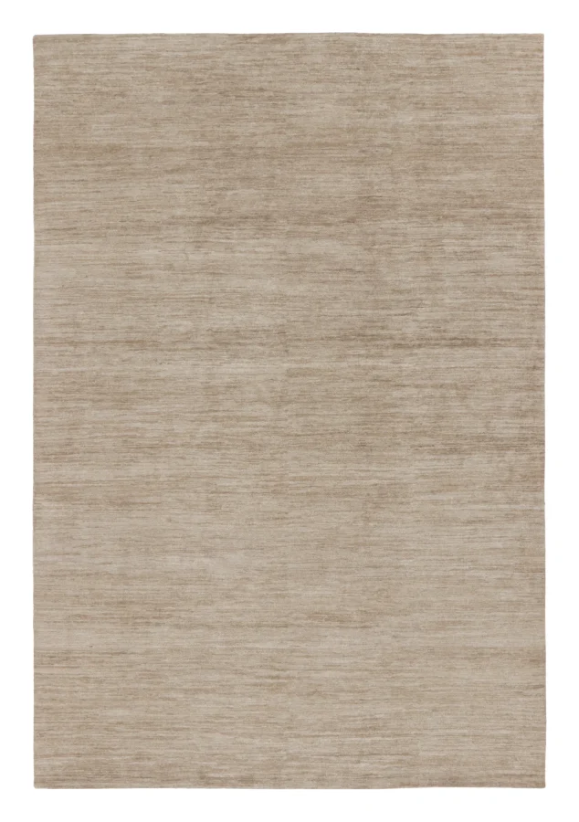 Rug & Kilim's Oversized Solid Contemporary Rug with Brown Textural Design