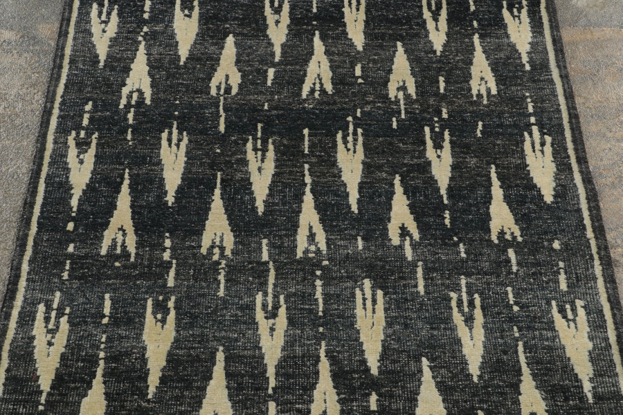 Block Print Geometric Runner