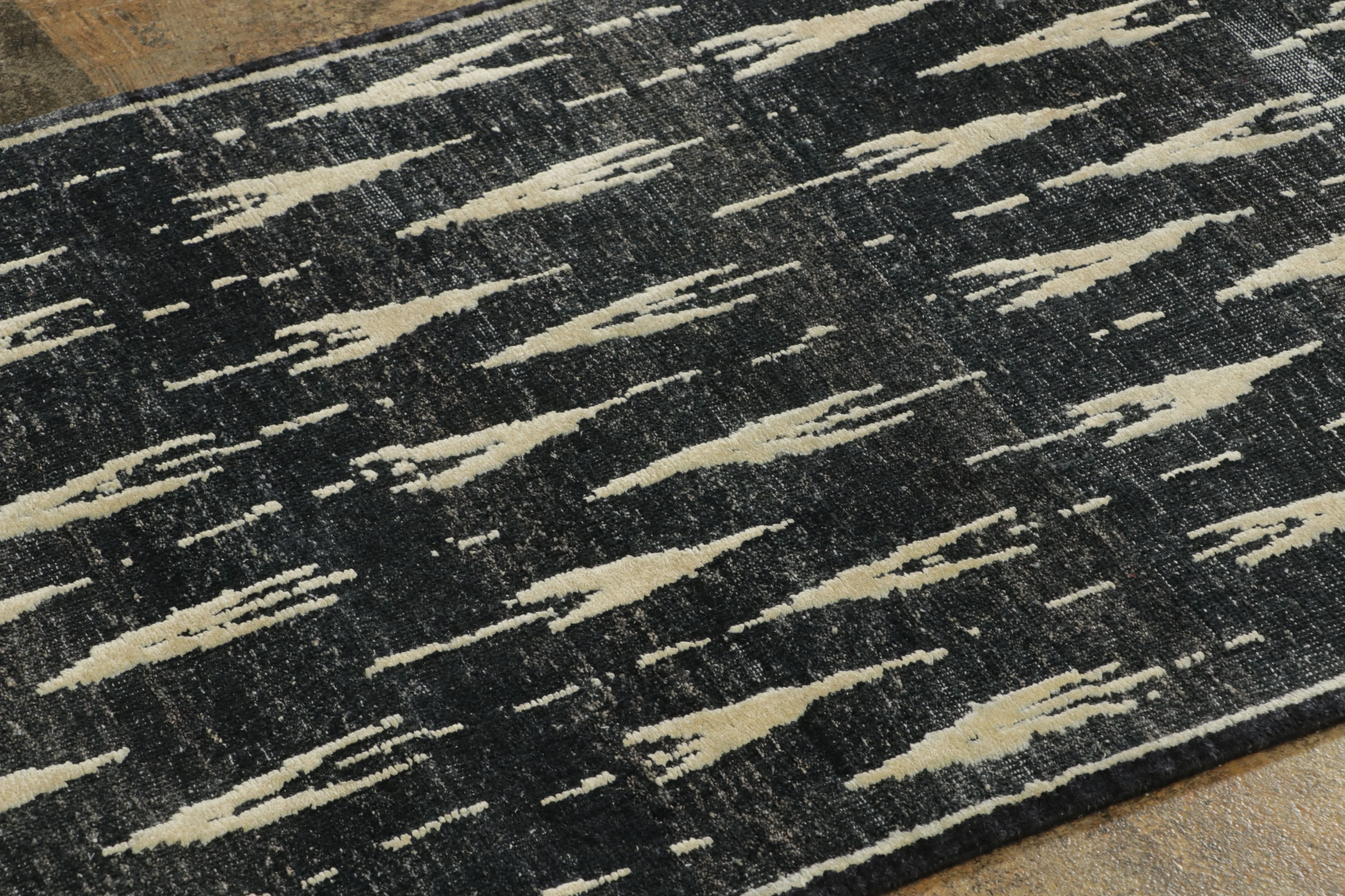 Block Print Geometric Runner