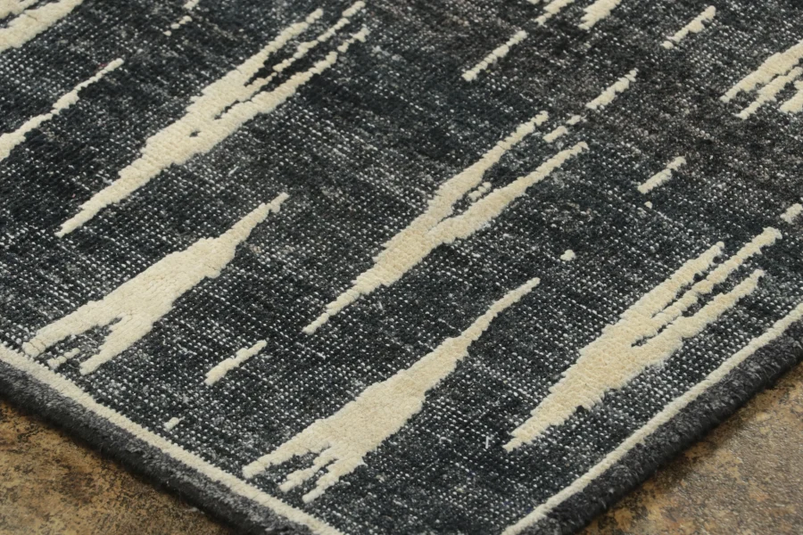 Block Print Geometric Runner