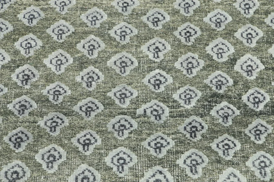 Block Print Geometric Runner