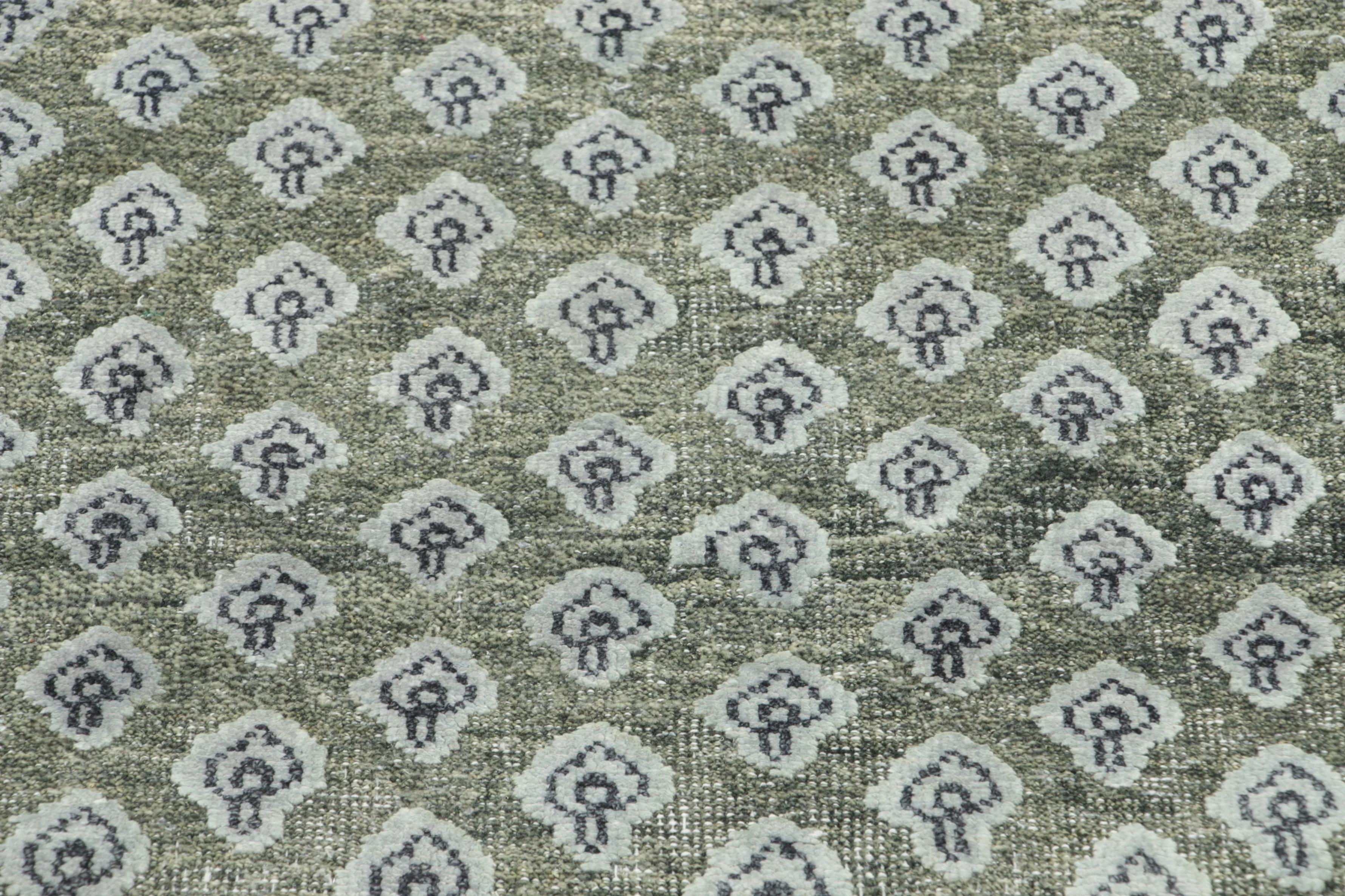 Block Print Geometric Runner