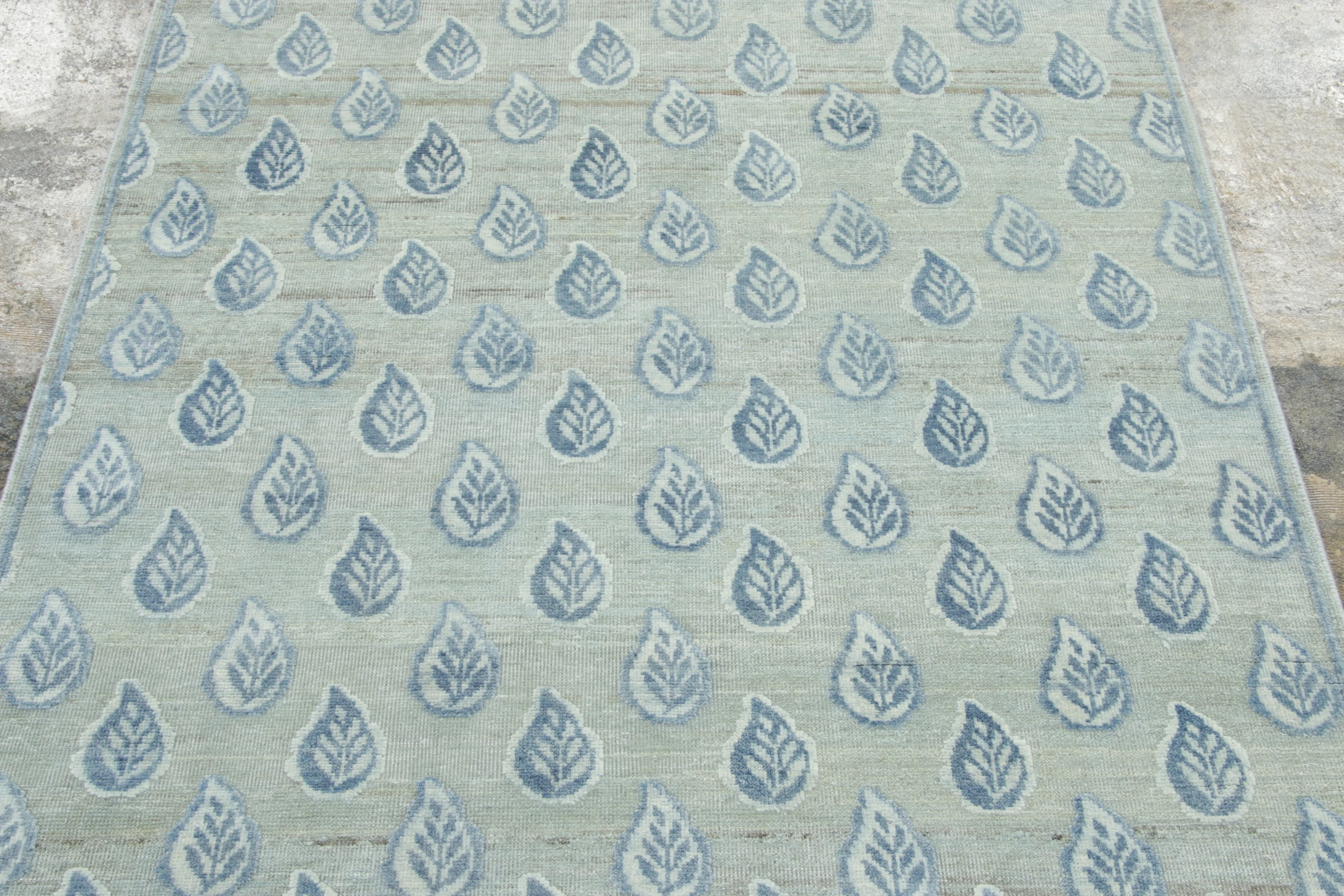 Block Print Floral Rug