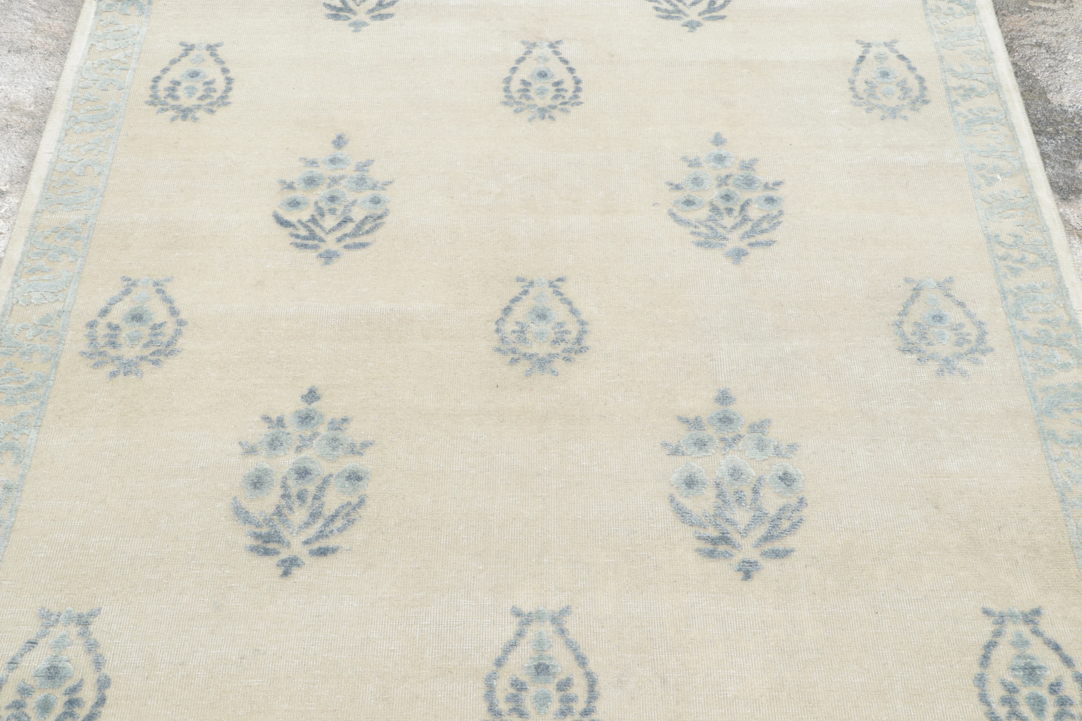 Block Print Floral Rug