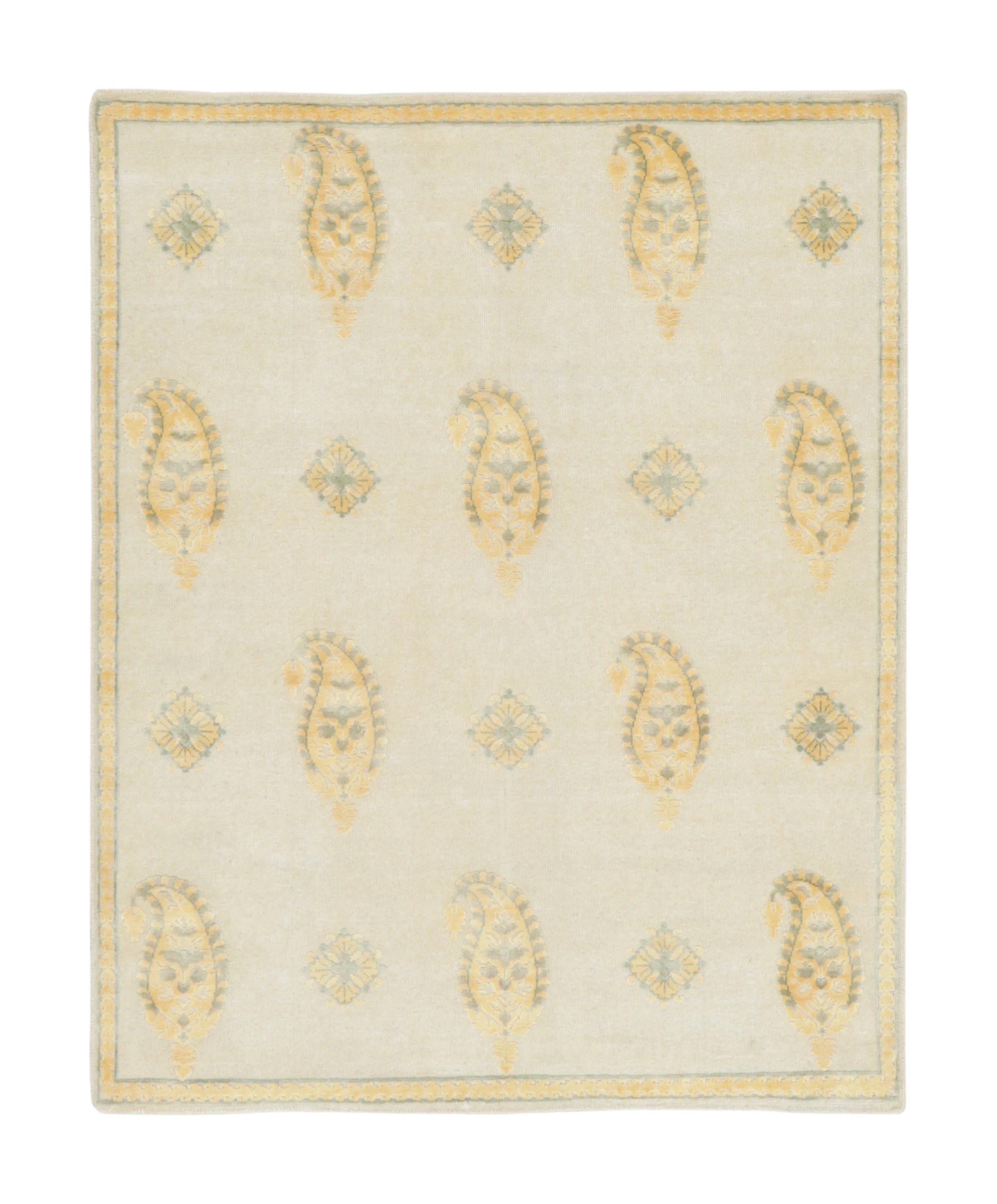 Block Print Paisley Rug