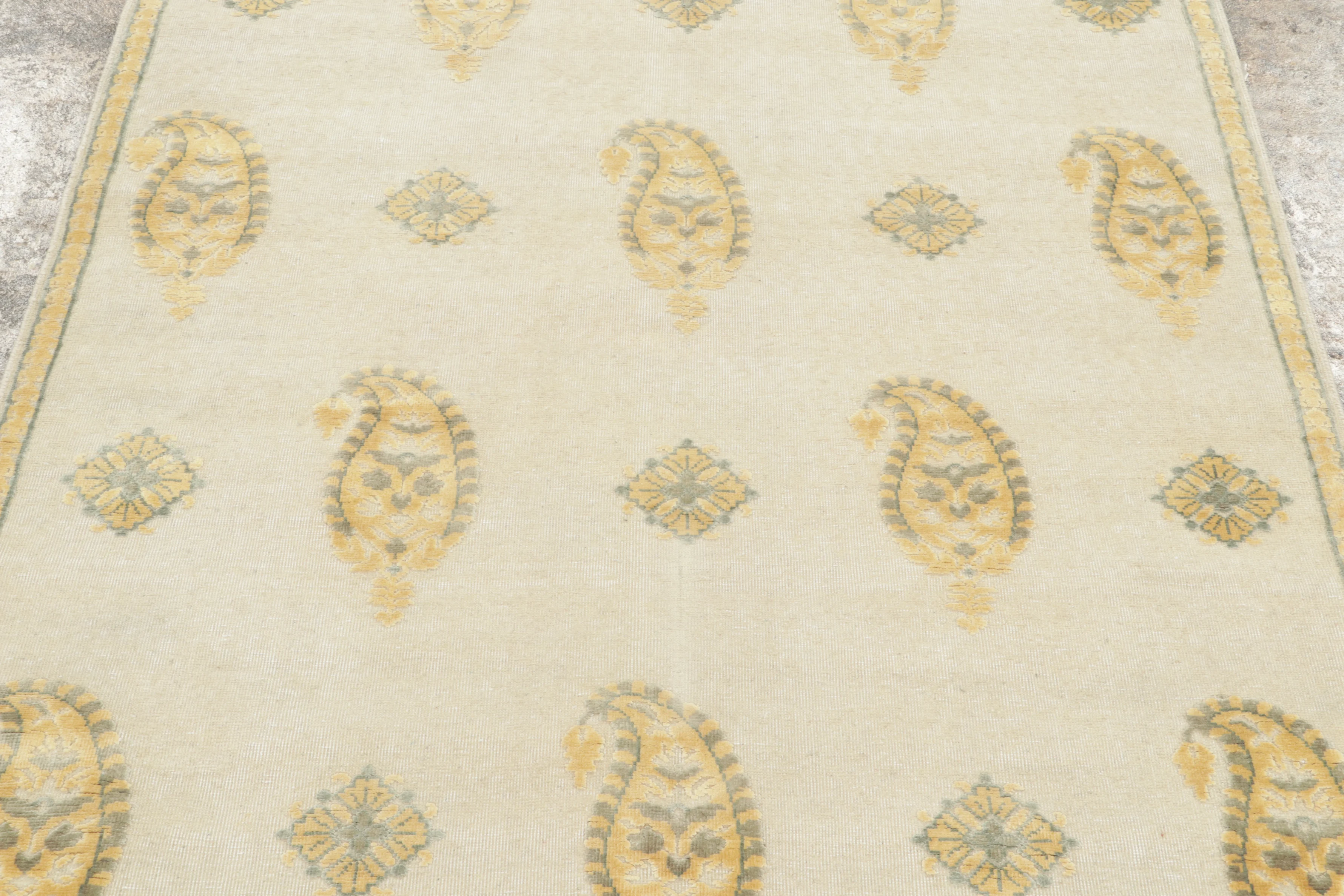 Block Print Paisley Rug
