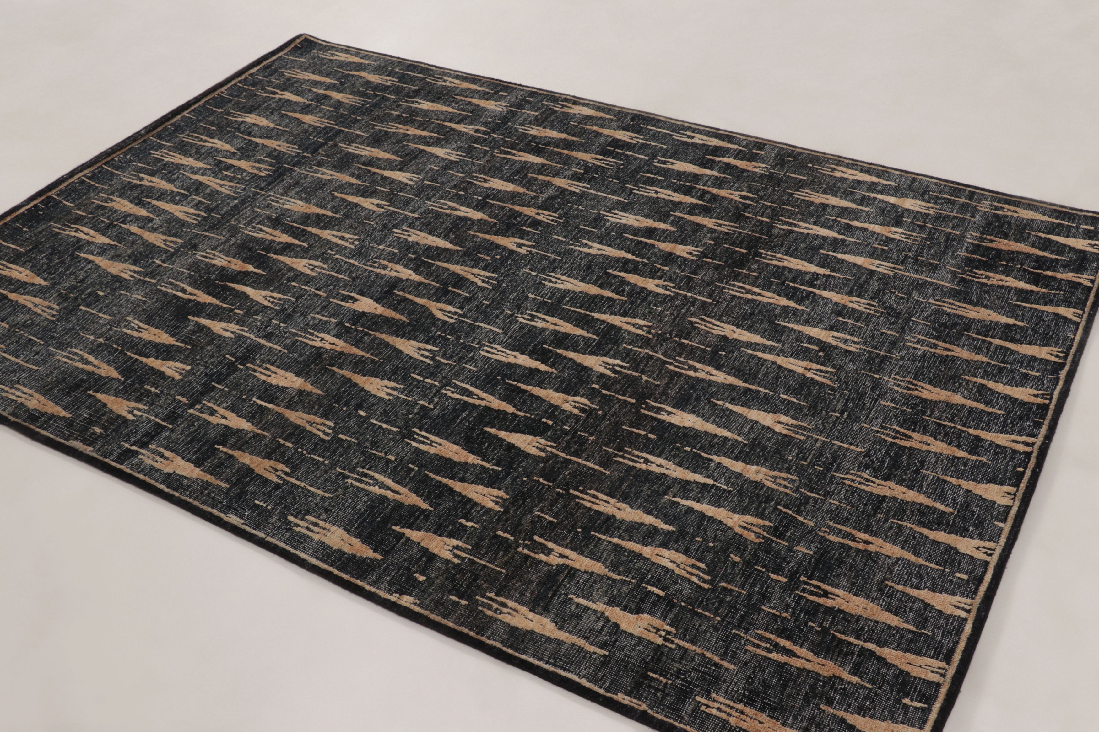 Block Print Geometric Rug