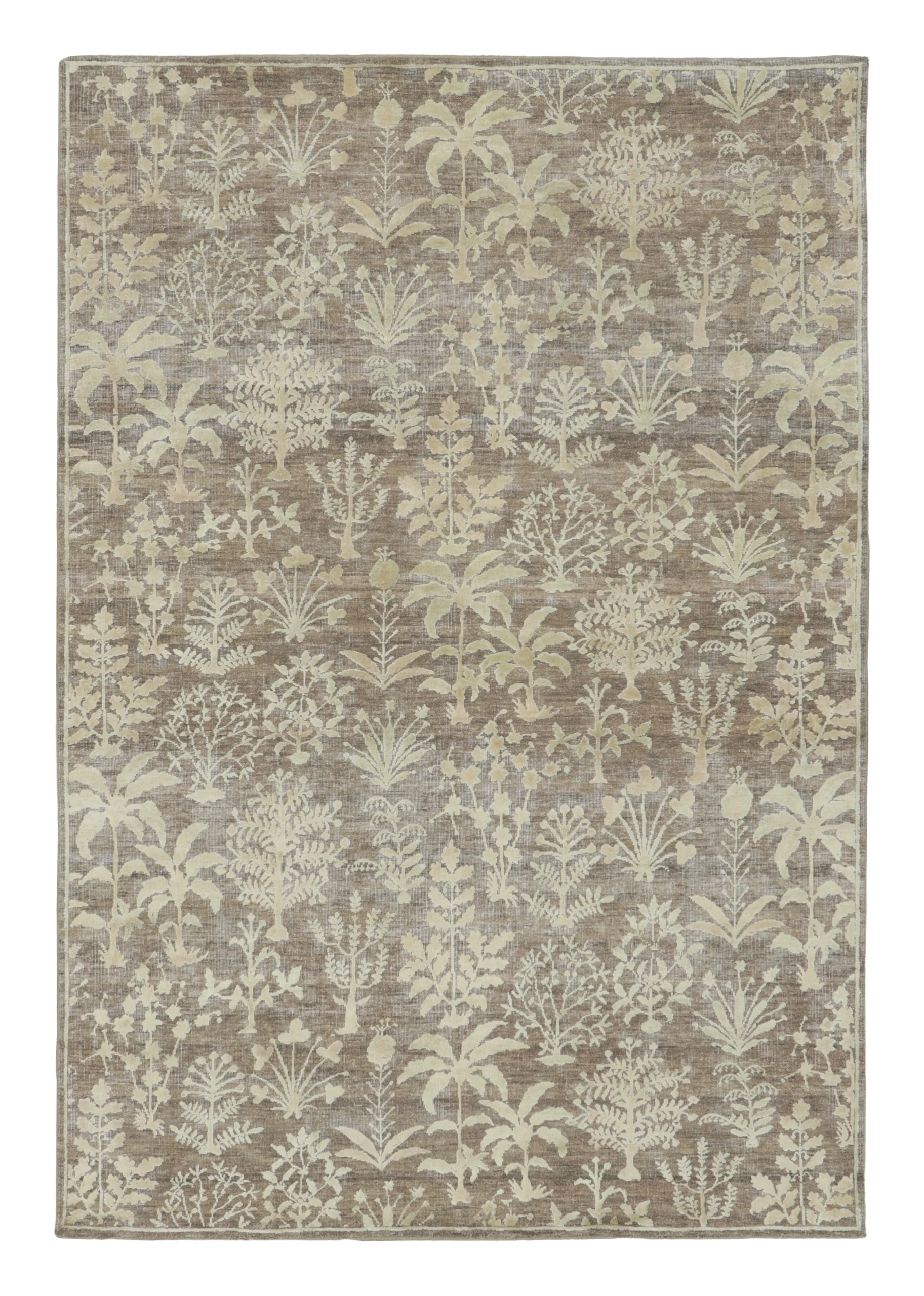 Block Print Floral Rug