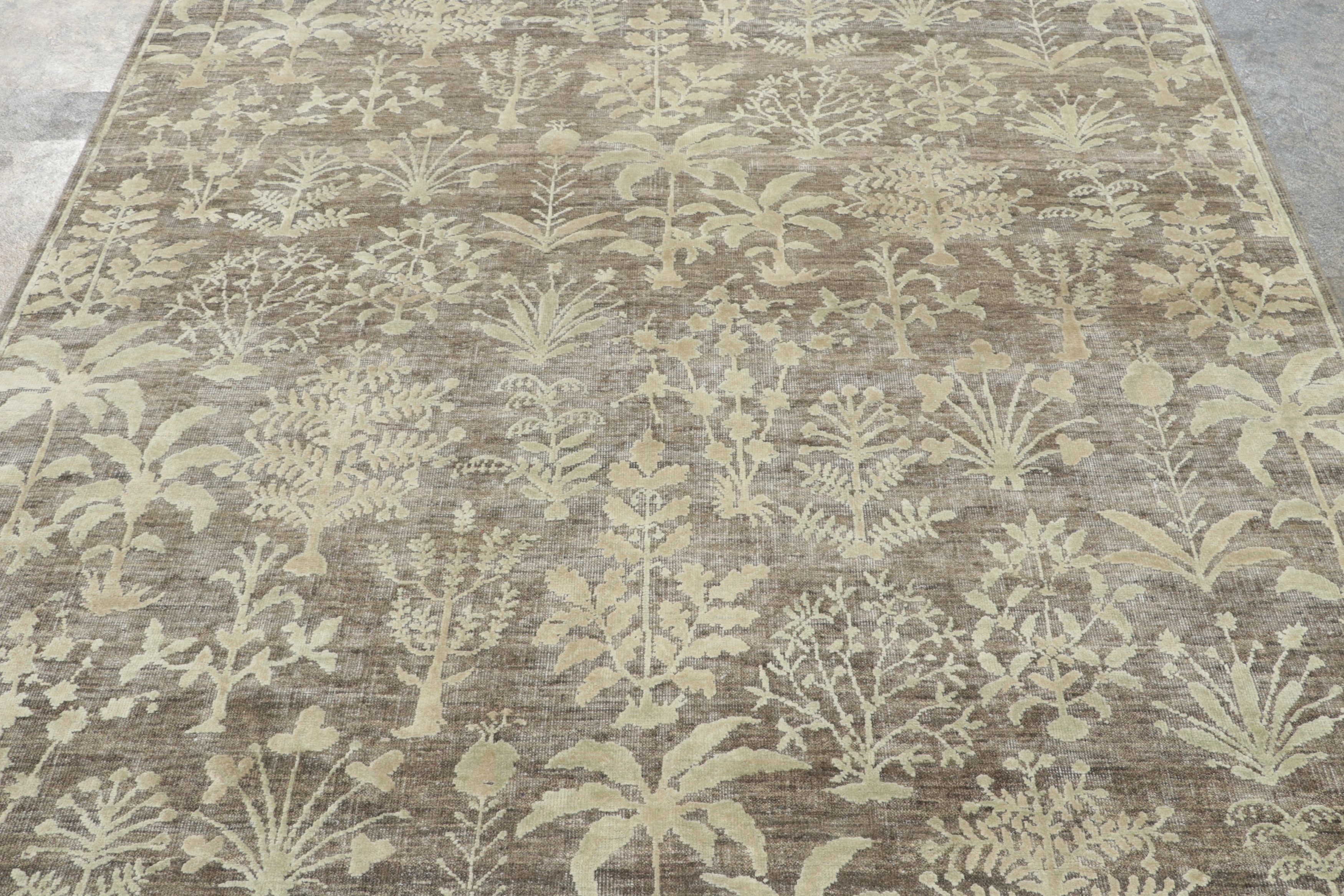 Block Print Floral Rug