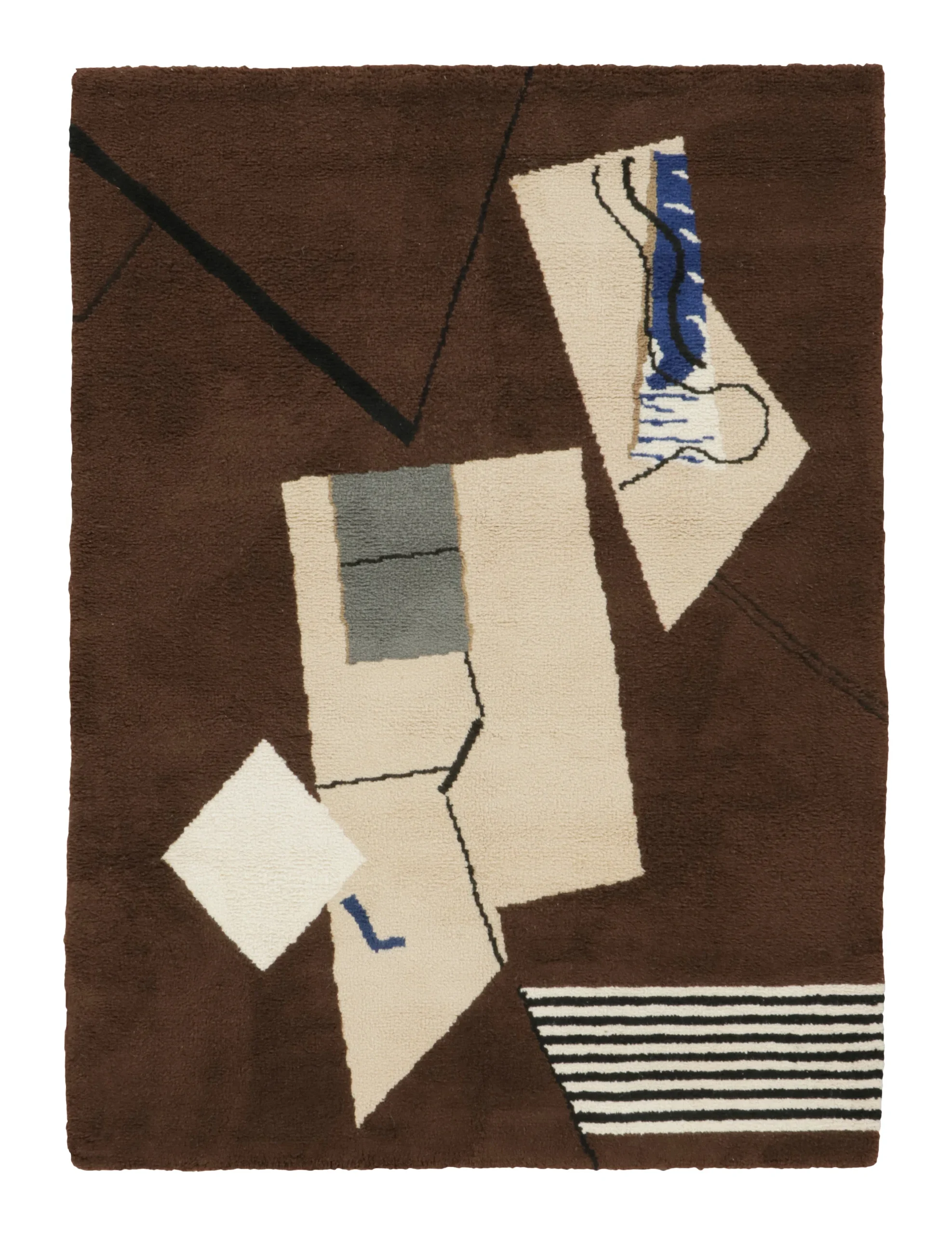 Contemporary Mid-Century Modern Rug