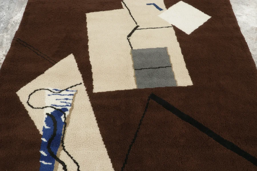Contemporary Mid-Century Modern Rug