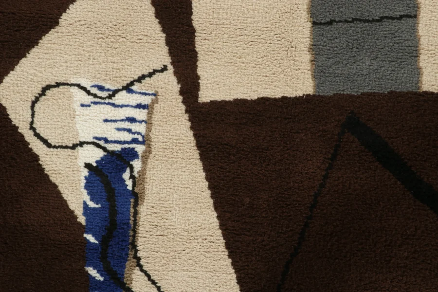 Contemporary Mid-Century Modern Rug