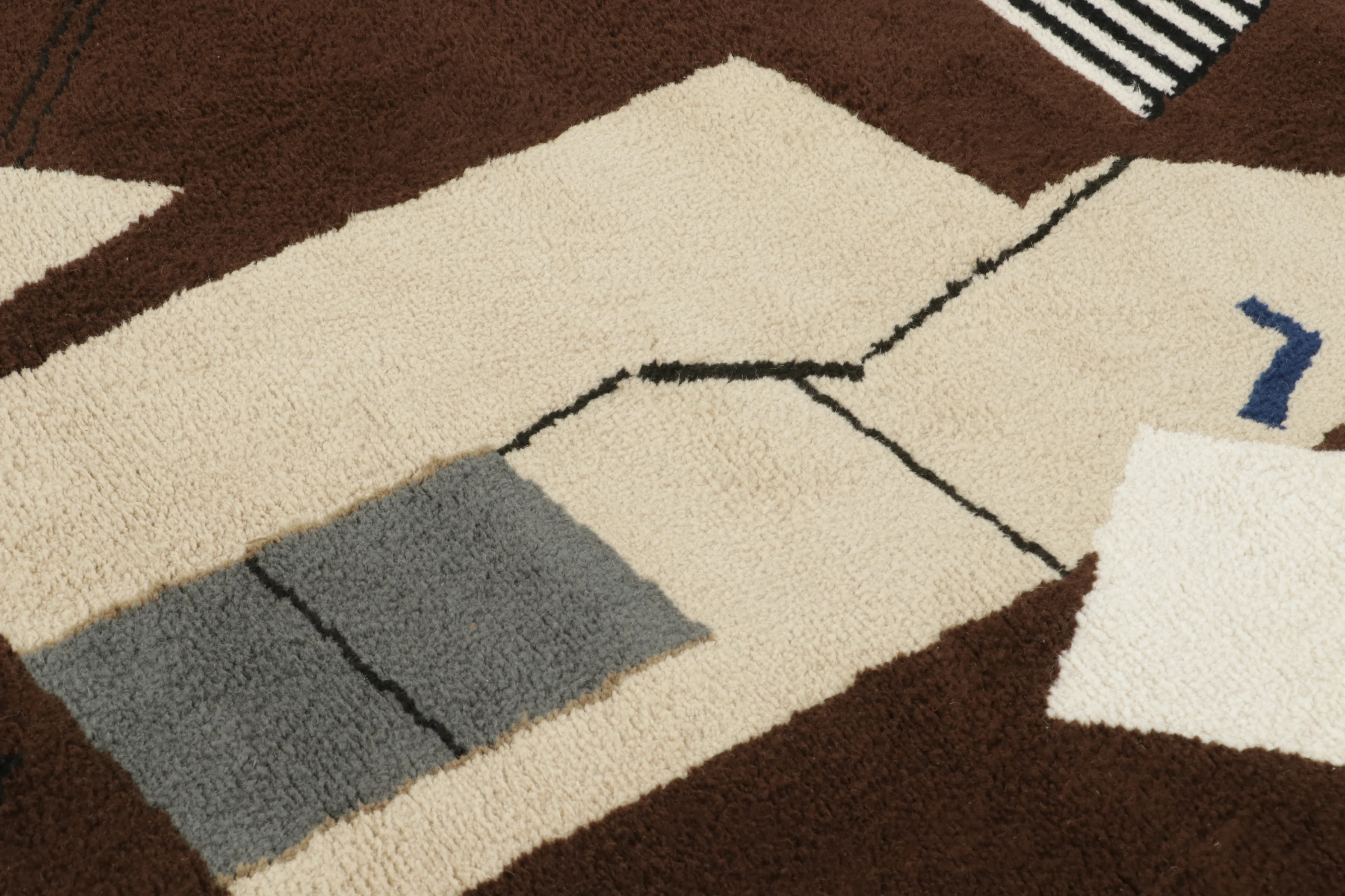 Contemporary Mid-Century Modern Rug