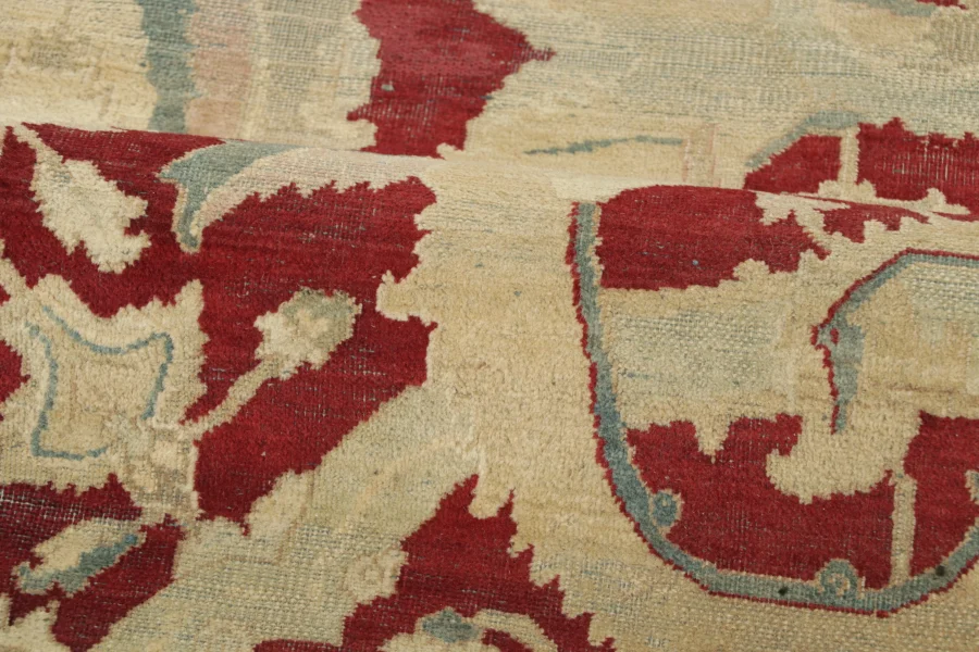 Antique Distressed Agra Rug