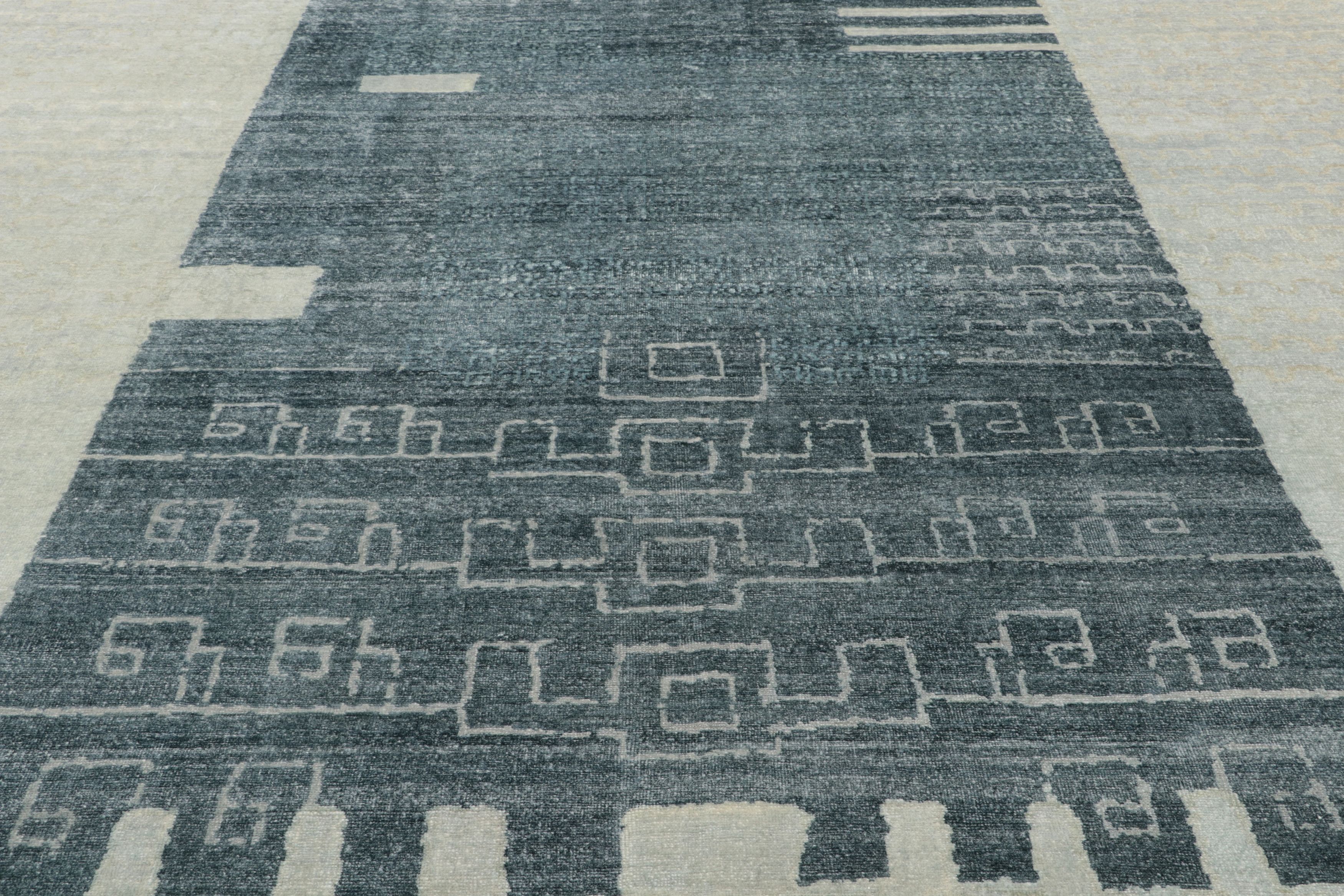 Oversized Contemporary French Deco Rug
