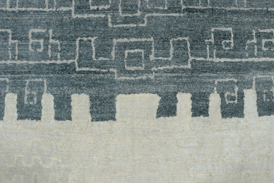 Oversized Contemporary French Deco Rug