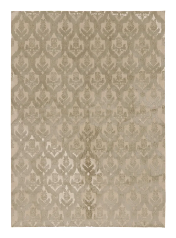 Rug & Kilim's Contemporary European Custom Rug in Beige & Gray Design