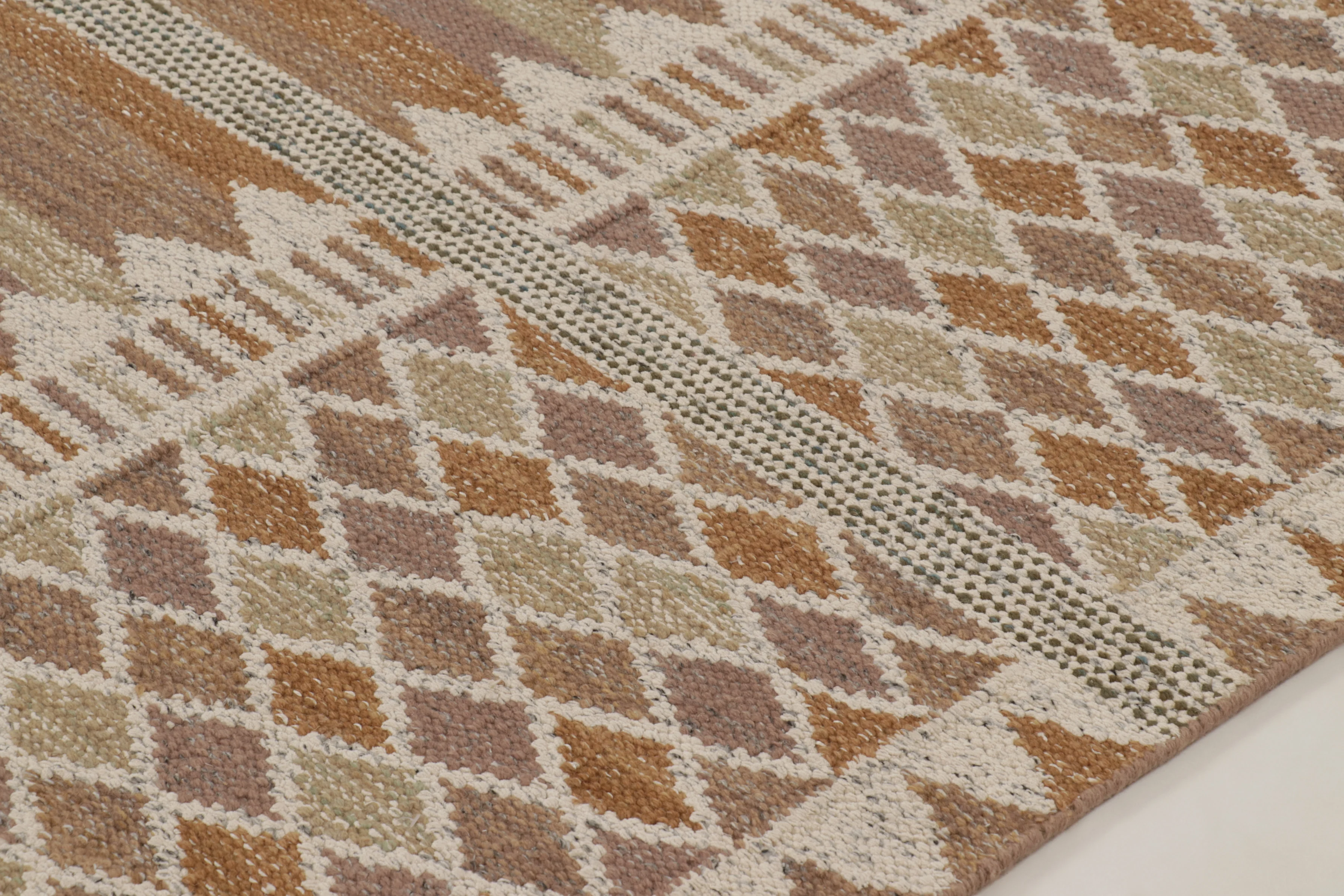 Contemporary Scandinavian Flatweave Custom Rug