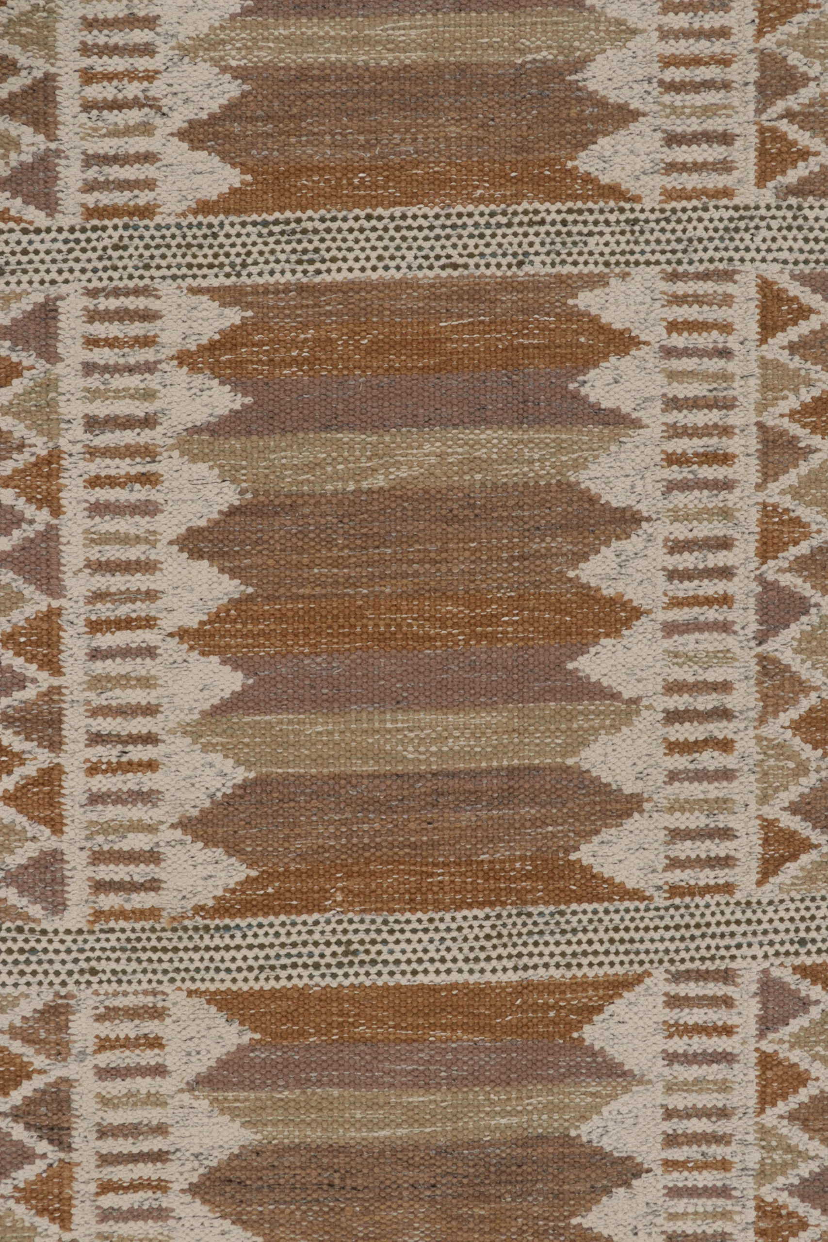 Contemporary Scandinavian Flatweave Custom Rug