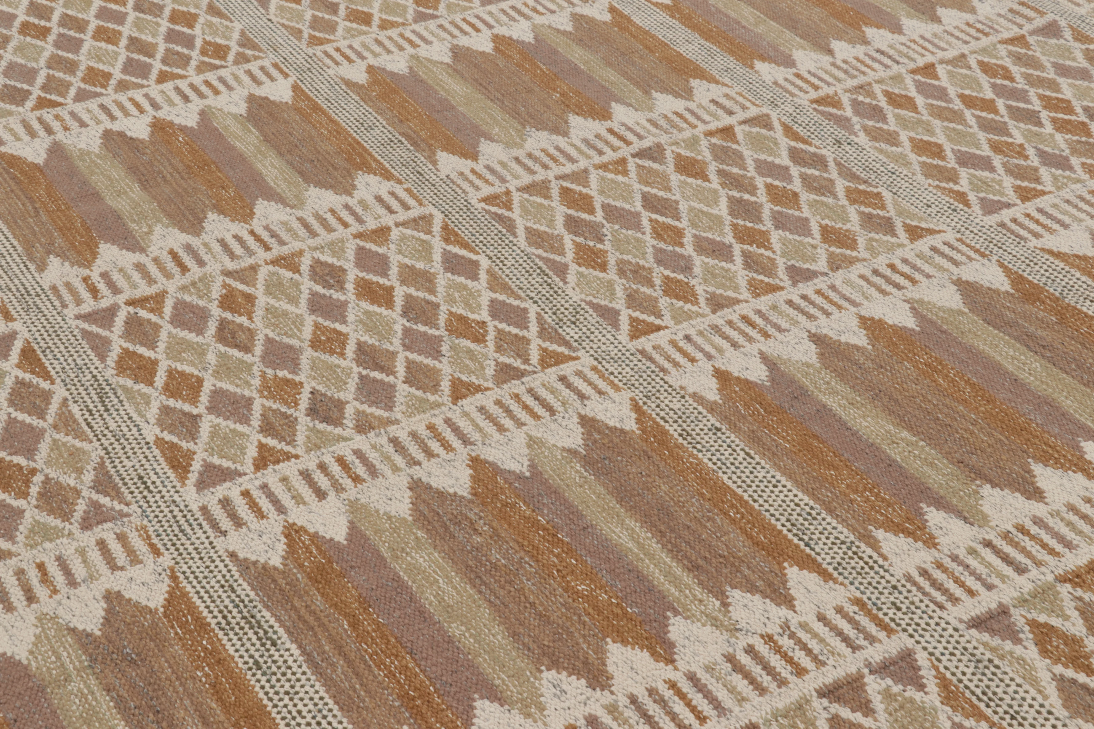 Contemporary Scandinavian Flatweave Custom Rug