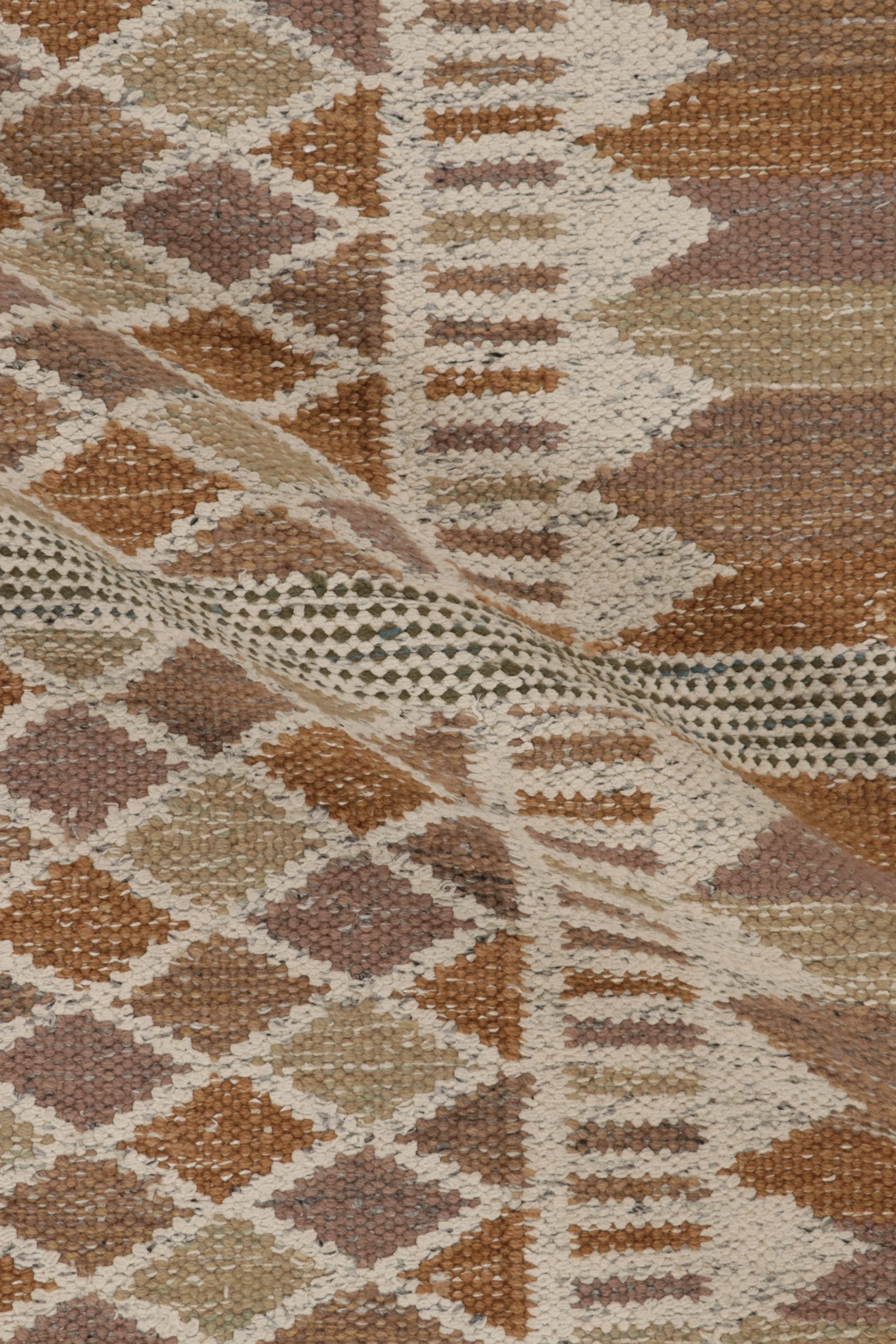 Contemporary Scandinavian Flatweave Custom Rug