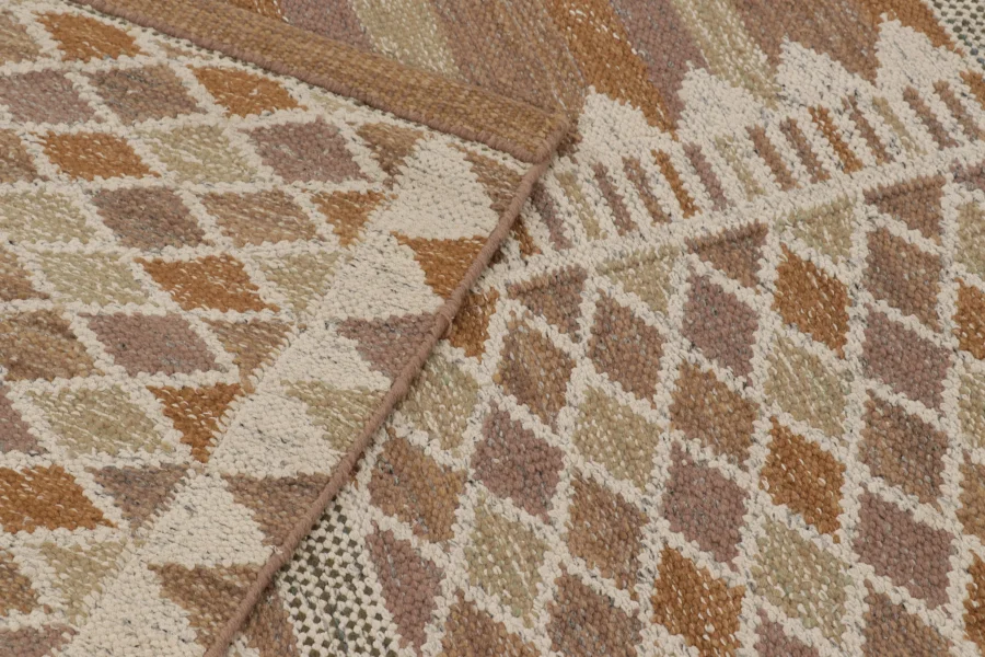 Contemporary Scandinavian Flatweave Custom Rug