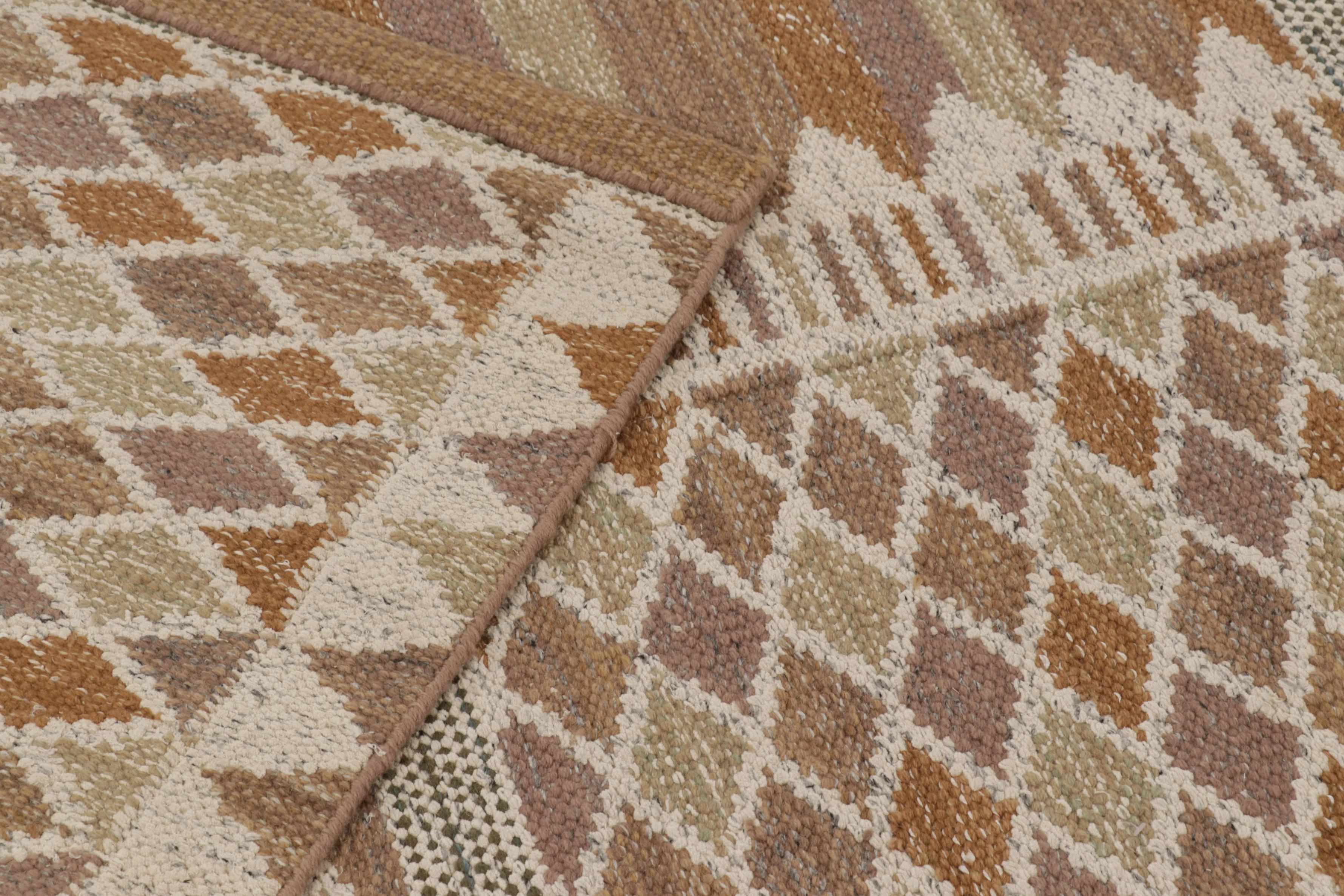 Contemporary Scandinavian Flatweave Custom Rug