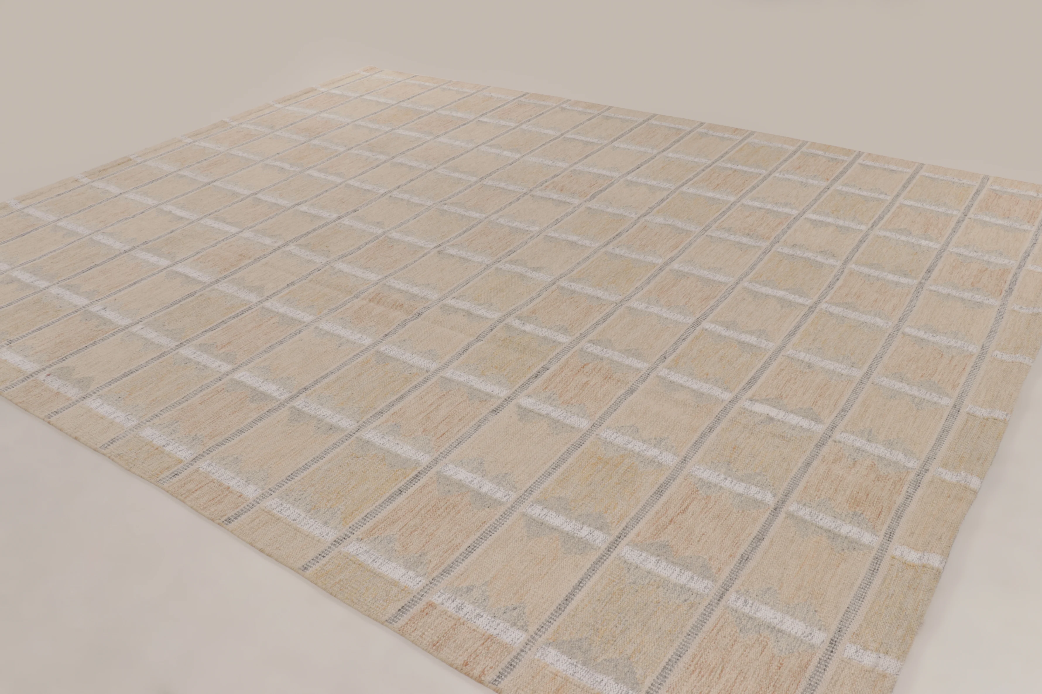 Contemporary Scandinavian Flatweave Rug