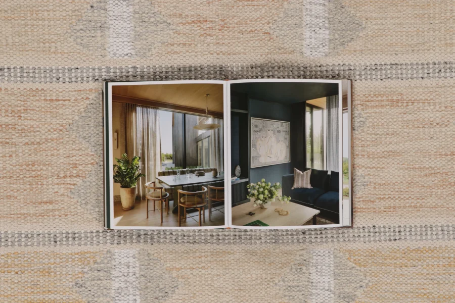 Contemporary Scandinavian Flatweave Rug