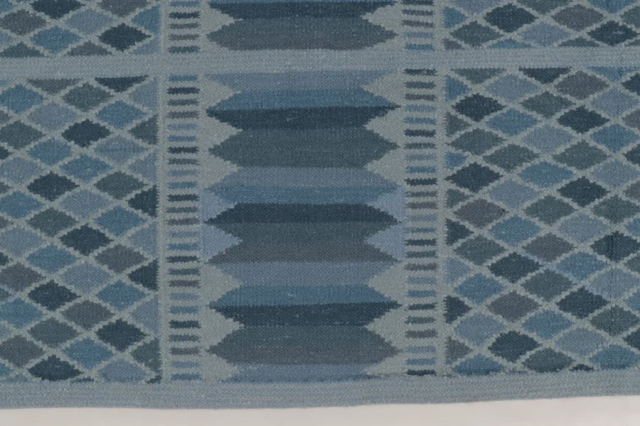 Contemporary Scandinavian Flatweave Rug