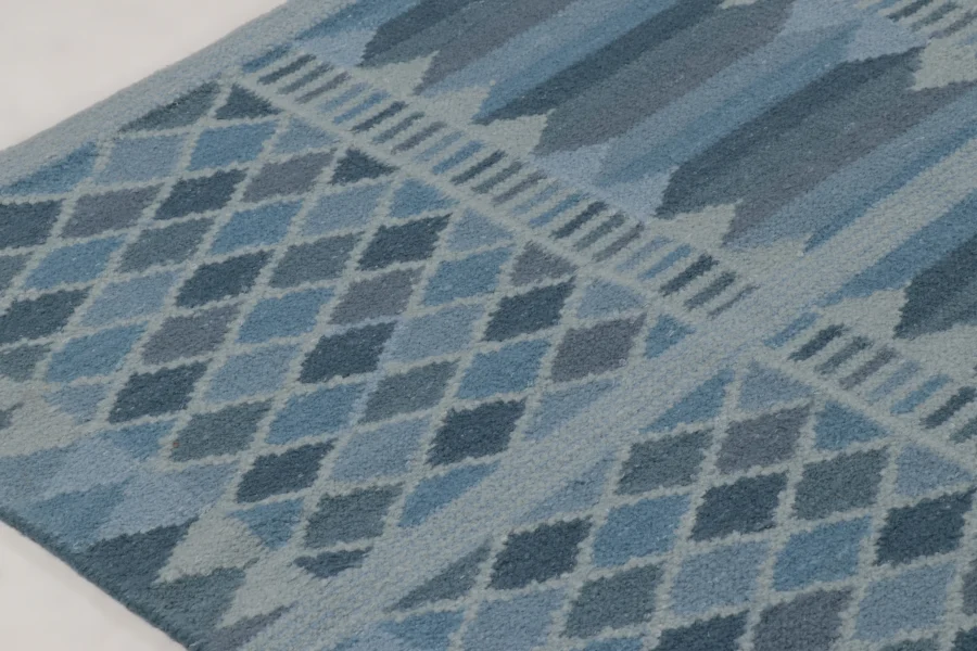 Contemporary Scandinavian Flatweave Rug