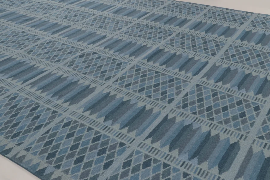 Contemporary Scandinavian Flatweave Rug