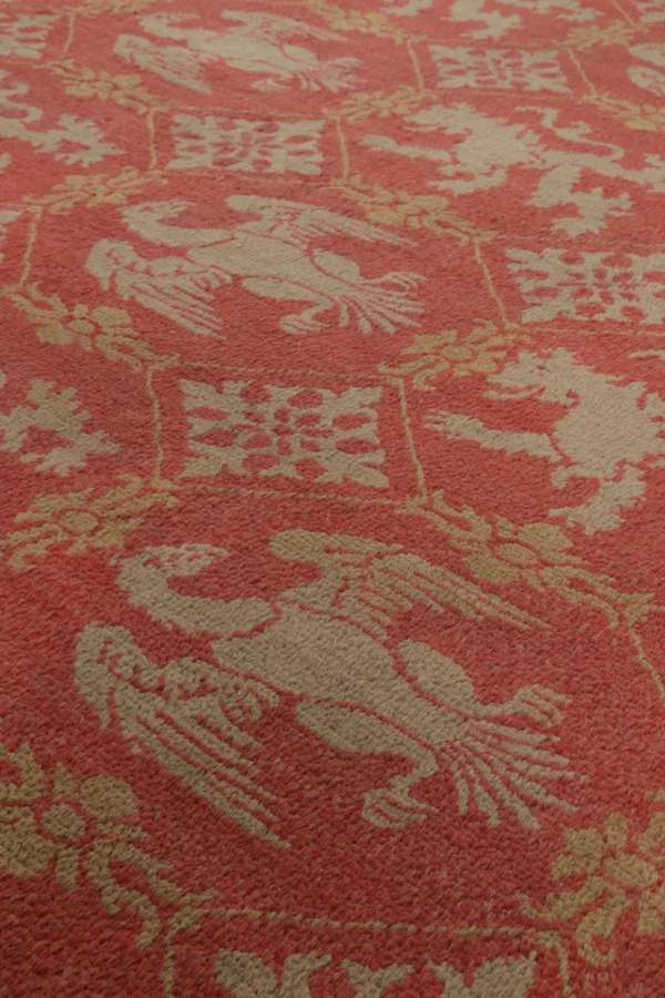 Oversized Antique European Pictorial Rug