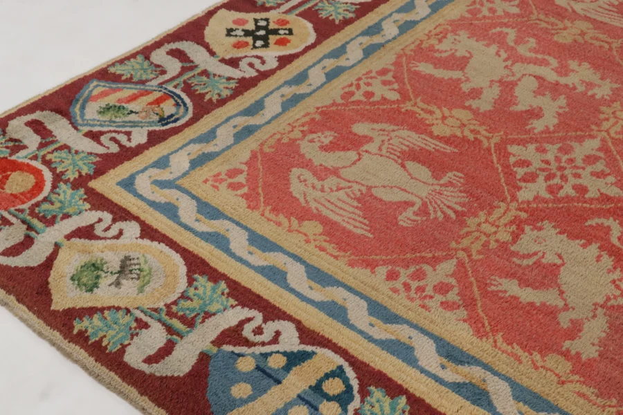 Oversized Antique European Pictorial Rug