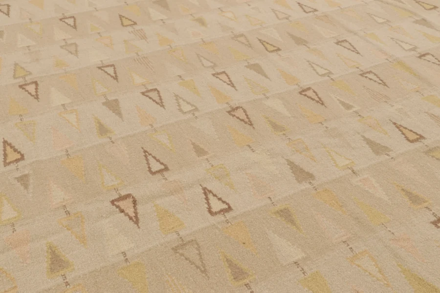 Contemporary Scandinavian Flatweave Rug