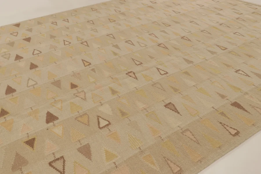Contemporary Scandinavian Flatweave Rug