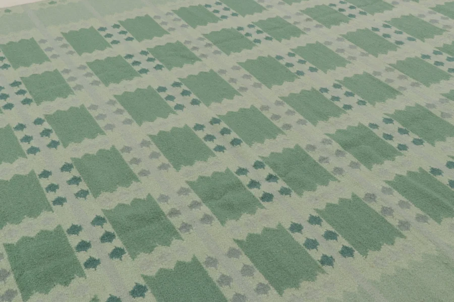 Contemporary Scandinavian Flatweave Rug
