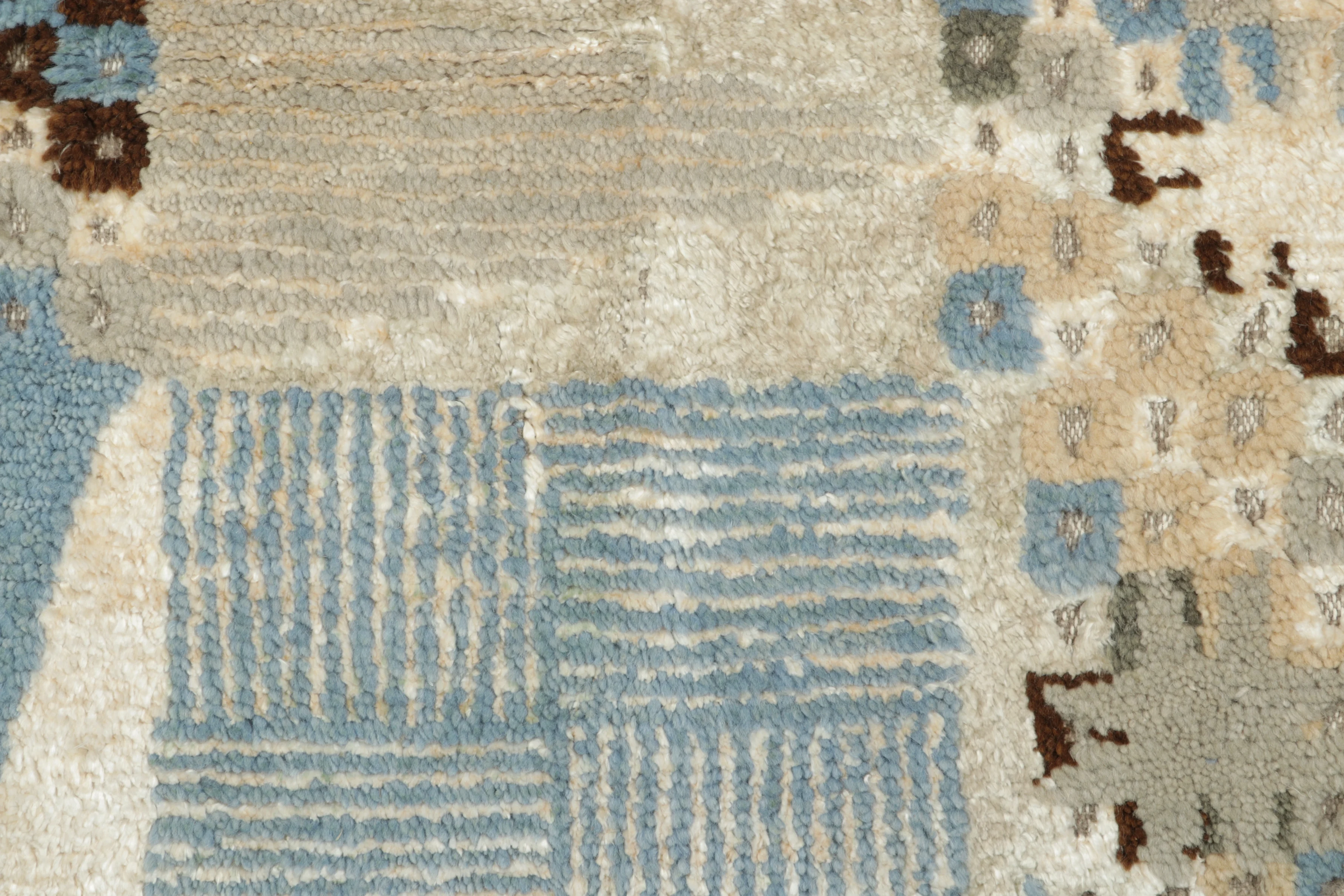 Rug & Kilim’s Contemporary Bamboo Silk Custom Rug Sample