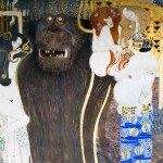 Beethoven Frieze, 1902 by Gustav Klimt, was painted for the 14th Vienna Secessionist exhibition