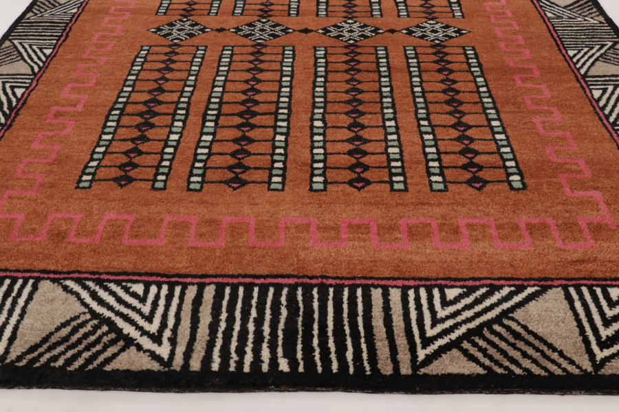 Contemporary Art Deco Geometric Rug
