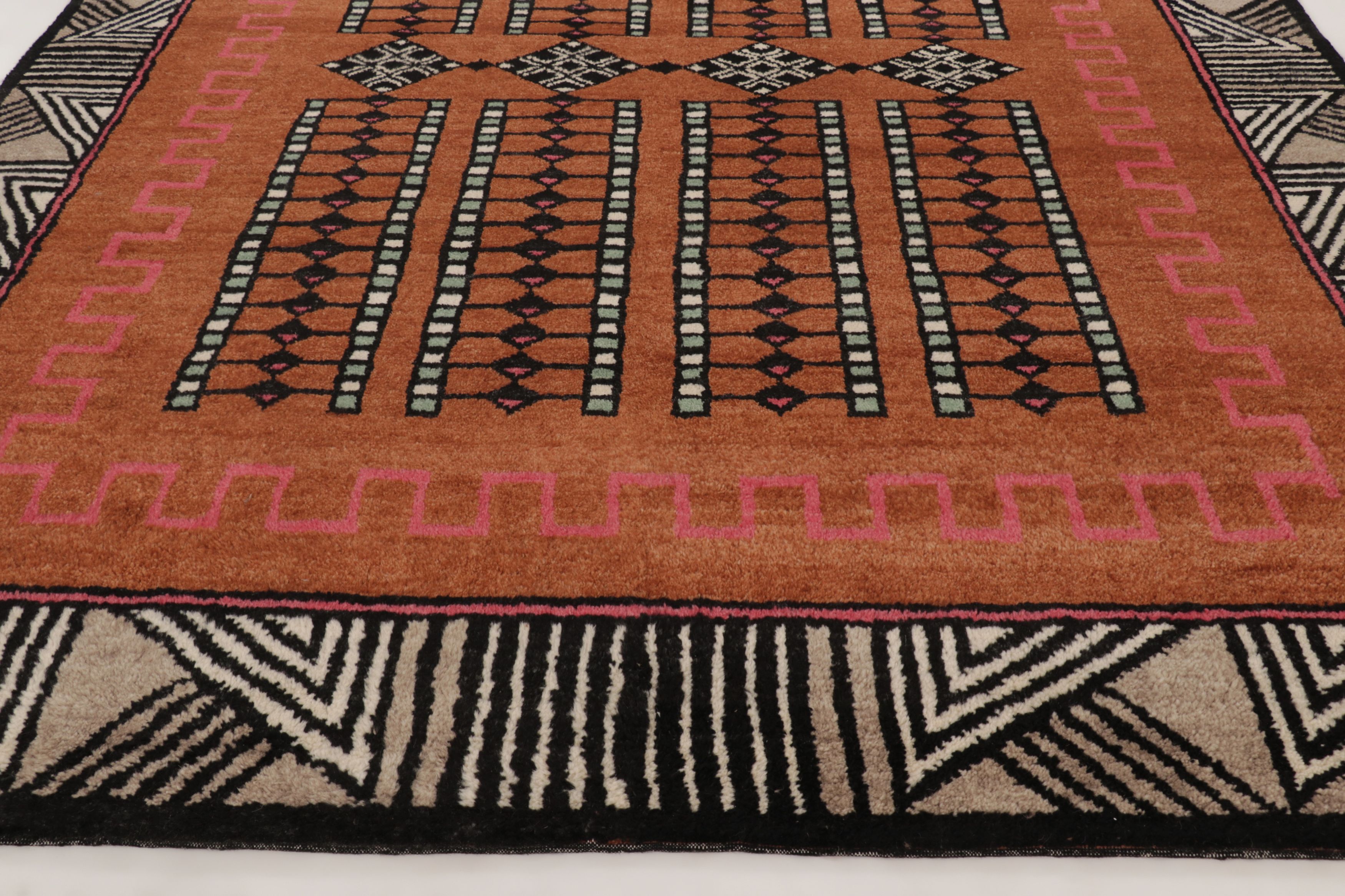 Contemporary Art Deco Geometric Rug