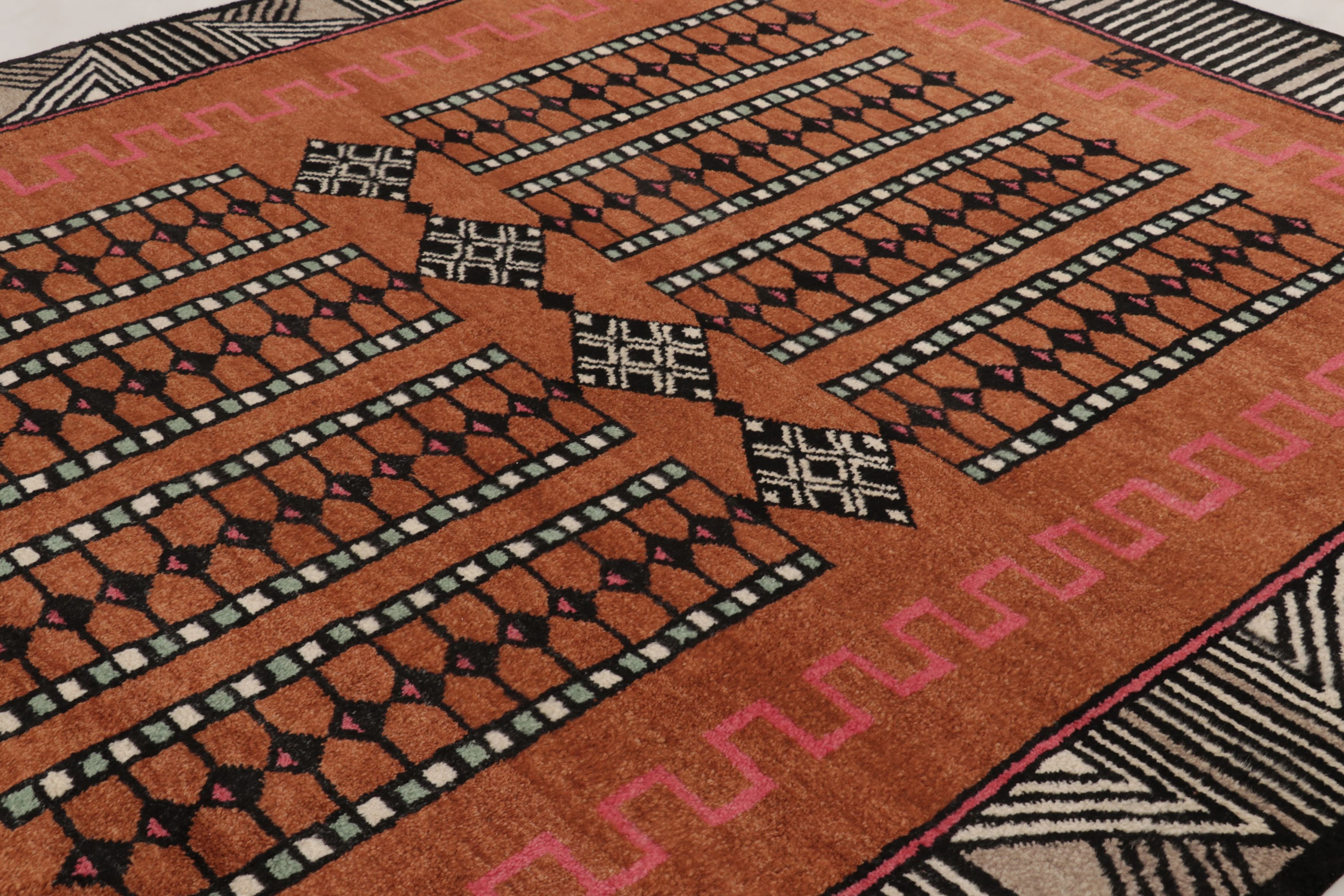 Contemporary Art Deco Geometric Rug