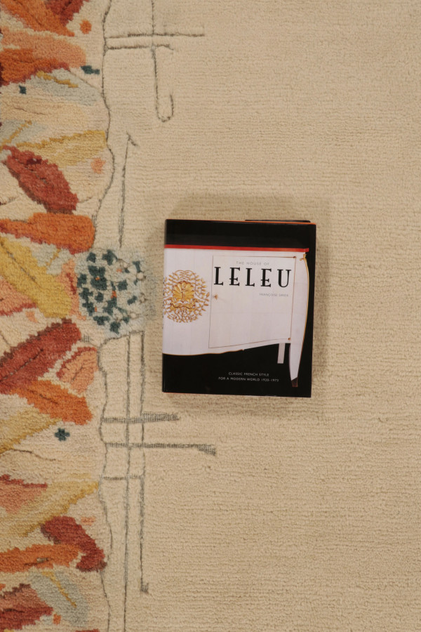 Contemporary Art Deco Floral Rug