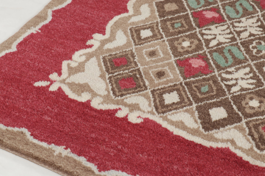 Contemporary Art Deco Floral Rug
