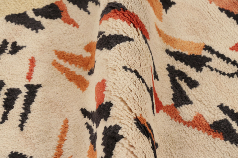 Contemporary Art Deco Square Rug