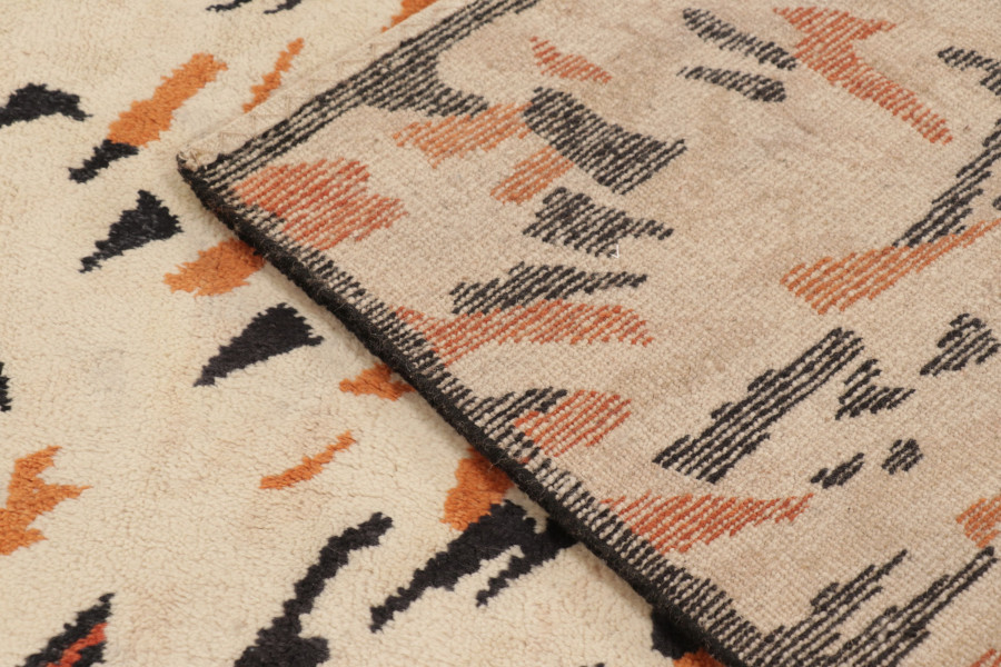 Contemporary Art Deco Square Rug