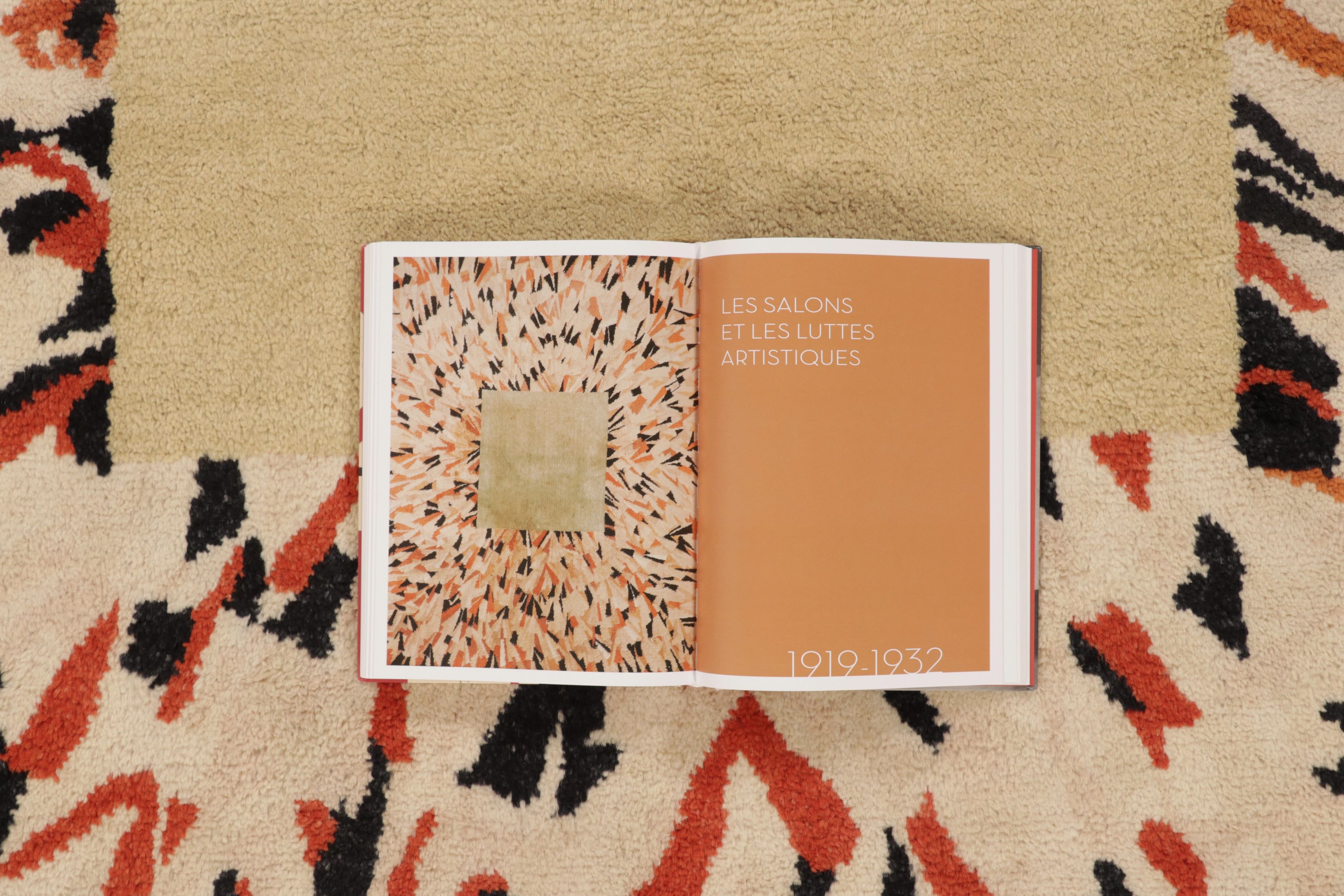 Contemporary Art Deco Square Rug