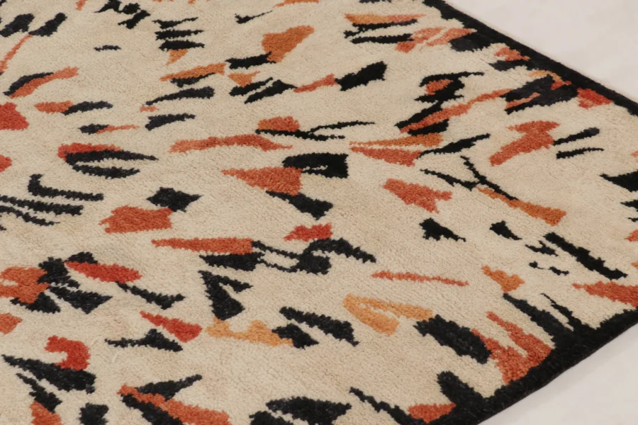 Oversized Contemporary Art Deco Square Rug